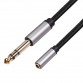 3662A 6 35mm Male to 3 5mm Female Audio Adapter Cable  Length  30cm